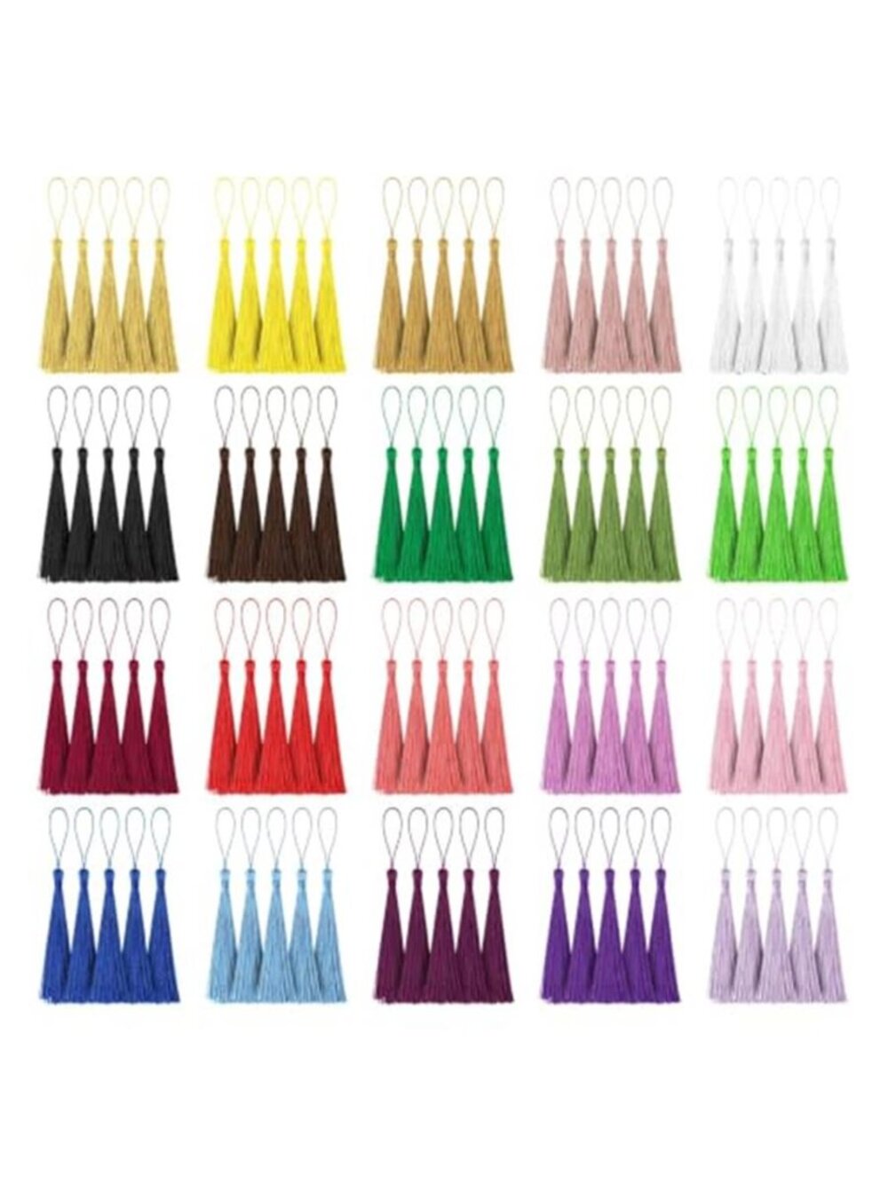 Bookmark Tassels Charm Craft Decoration 20 Colors